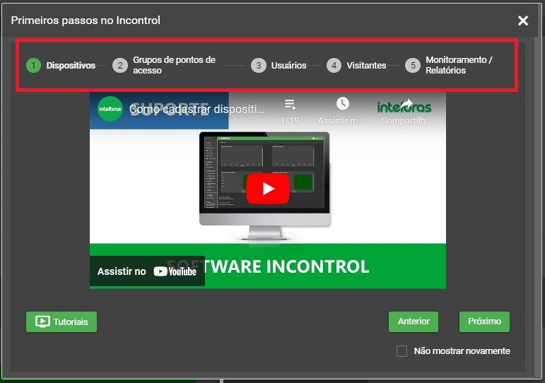 InControl Web  Manual e Guia de Usuário